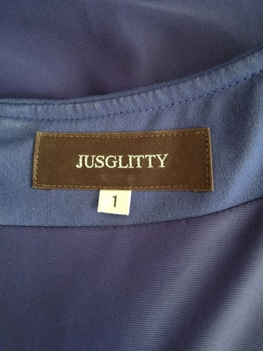 JAPANESE MADE BLUE DRESS - Picture 7 of 13